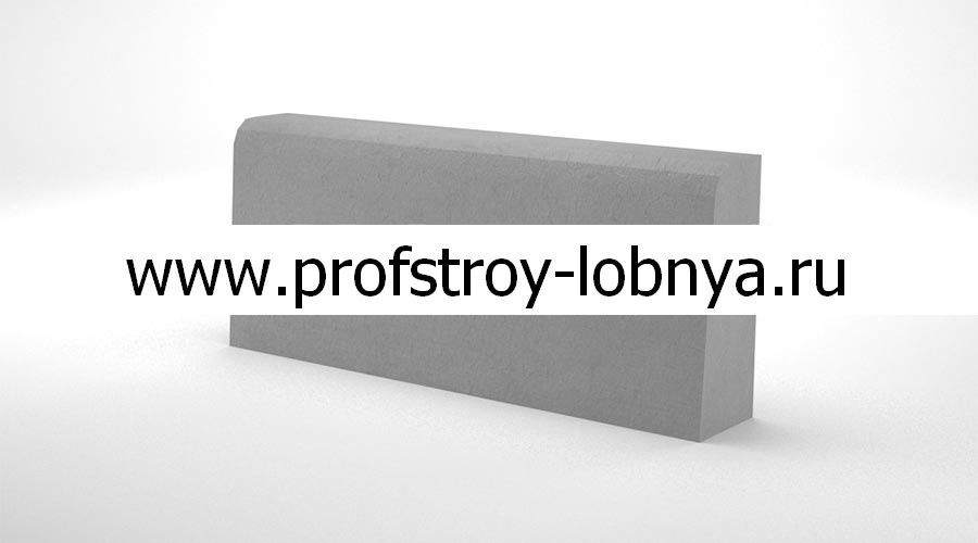 Садовый бордюр 500x200x60 мм . Серый