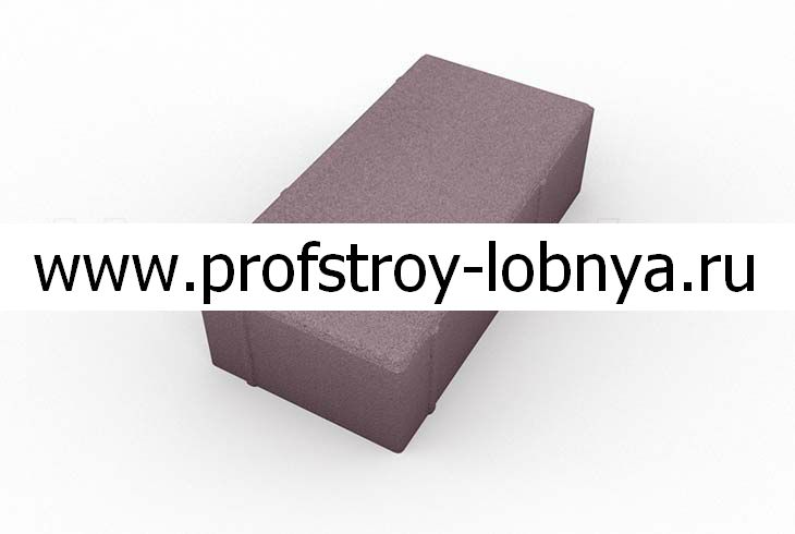 Брусчатка 200x100x40. Коричневый
