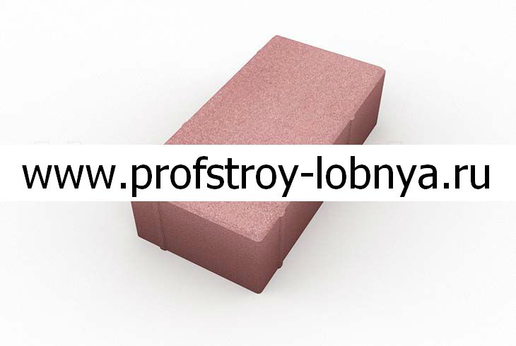Брусчатка 200x100x40. Красный